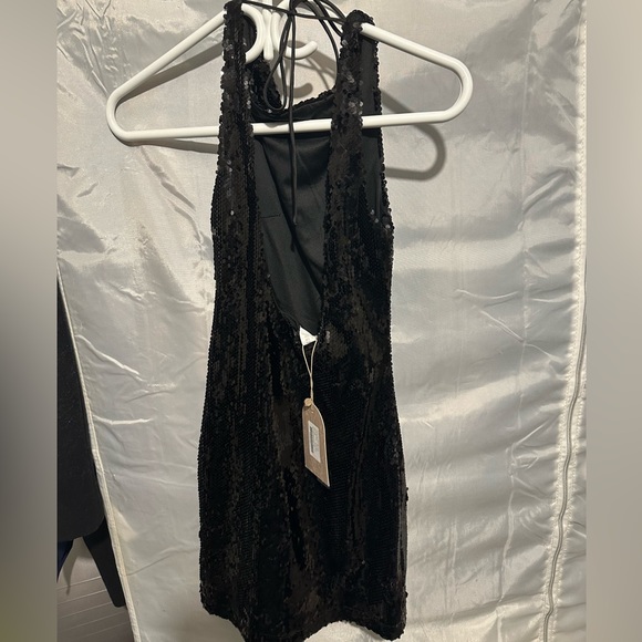 NWT meshki  sequin mini dress xs - Picture 6 of 6